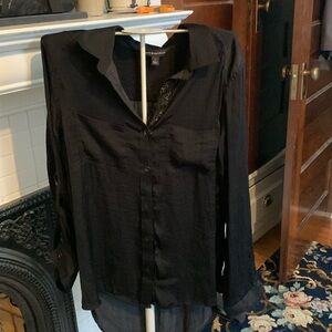 Rock & Republic glitter‎ trim button down. Worn about 2-3 x